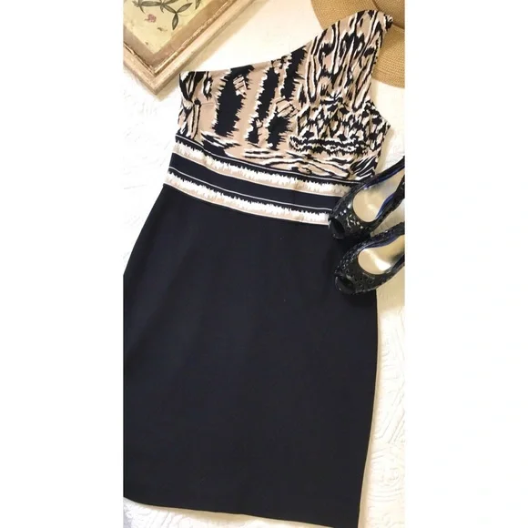 BCBGMaxAzria One Shoulder Dress - Picture 11 of 16